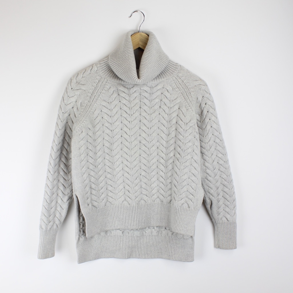 Wilfred Turtlenck Cabel Knit Sweater